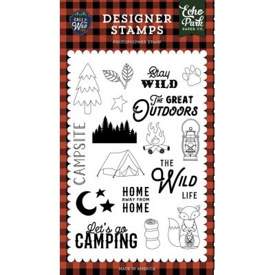 Echo Park Call Of The Wild Clear Stamps - Stay Wild